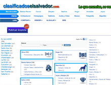 Tablet Screenshot of clasificadoselsalvador.com